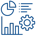 Infografía, icono de BI y analítica, relativo a Kit Digital