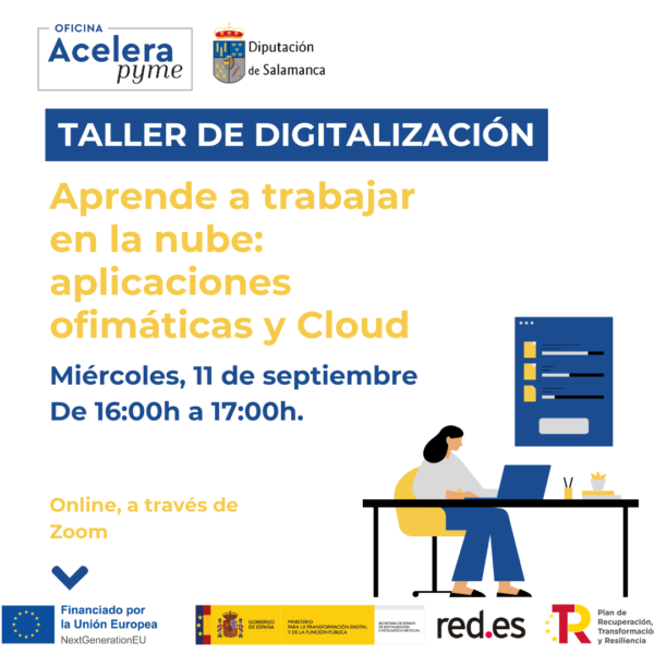 Taller de digitalización. Aprende a trabajar en la nube: aplicaciones ofimáticas y Cloud